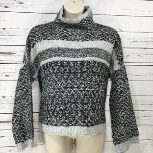 John & Jenn Women’s Marled Mock Turtleneck Sweater